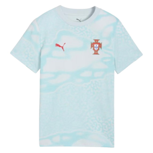 2026-2027 Portugal FtblCulture Tee AOP (Sea Glass) - Kids-SoccerKits Hub | Buy Soccer Jerseys Online